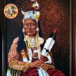 "Sits With Thoughts" (Framed)