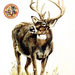 "Ten Point" Original Acrylic Painting